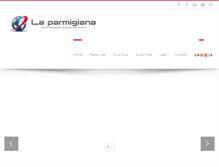 Tablet Screenshot of laparmigiana.com